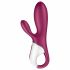 Satisfyer Hot Bunny - vibrator inteligent pentru clitoris cu încălzire (roșu) 