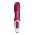 Satisfyer Hot Bunny - vibrator inteligent pentru clitoris cu încălzire (roșu) 