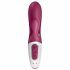 Satisfyer Hot Bunny - vibrator inteligent pentru clitoris cu încălzire (roșu) 