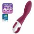 Satisfyer Heated Thrill - vibrator inteligent încălzitor (roșu) 