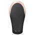 Satisfyer Double Love - vibrator dublu inteligent, impermeabil, cu telecomandă pentru cupluri (negru)