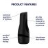 Satisfyer Men Classic - masturbator manual (negru) 