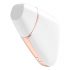 Satisfyer Love Triangle - Stimulator clitoridian cu unde de aer inteligent (alb) 