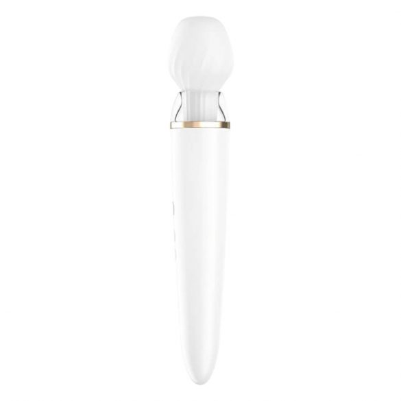 Satisfyer Double Wand-er - vibrator masaj inteligent (alb) 