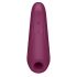 Satisfyer Curvy 1+ - stimulator clitoridian cu aer (roșu) 