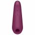 Satisfyer Curvy 1+ - stimulator clitoridian cu aer (roșu) 