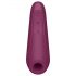 Satisfyer Curvy 1+ - stimulator clitoridian inteligent cu unde de presiune (roșu)