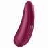 Satisfyer Curvy 1+ - stimulator clitoridian cu aer (roșu) 