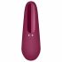 Satisfyer Curvy 1+ - stimulator clitoridian cu aer (roșu) 