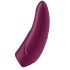 Satisfyer Curvy 1+ - stimulator clitoridian cu aer (roșu) 