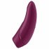 Satisfyer Curvy 1+ - stimulator clitoridian cu aer (roșu) 