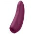 Satisfyer Curvy 1+ - stimulator clitoridian inteligent cu unde de presiune (roșu)