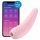 Satisfyer Curvy 2+ - vibrator inteligent cu stimulare clitorală prin unde de aer (roz)