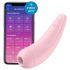 Satisfyer Curvy 2+ - vibrator inteligent cu stimulare clitorală prin unde de aer (roz)