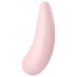 Satisfyer Curvy 2+ - vibrator inteligent cu stimulare clitorală prin unde de aer (roz)