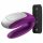 Satisfyer Double Fun - vibrator de cuplu impermeabil cu radio (mov) 