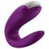 Satisfyer Double Fun - vibrator de cuplu impermeabil cu radio (mov) 