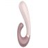 Satisfyer Heat Wave - vibrator inteligent cu încălzire și braț (bej)