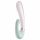 Satisfyer Heat Wave - vibrator inteligent, cu încălzire și braț (mentă)