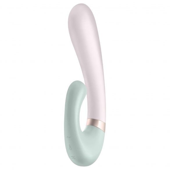 Satisfyer Heat Wave - vibrator inteligent cu încălzire (mentă) 