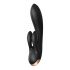 Satisfyer Double Flex - vibrator inteligent cu dublă stimulare clitoridiană (negru) 