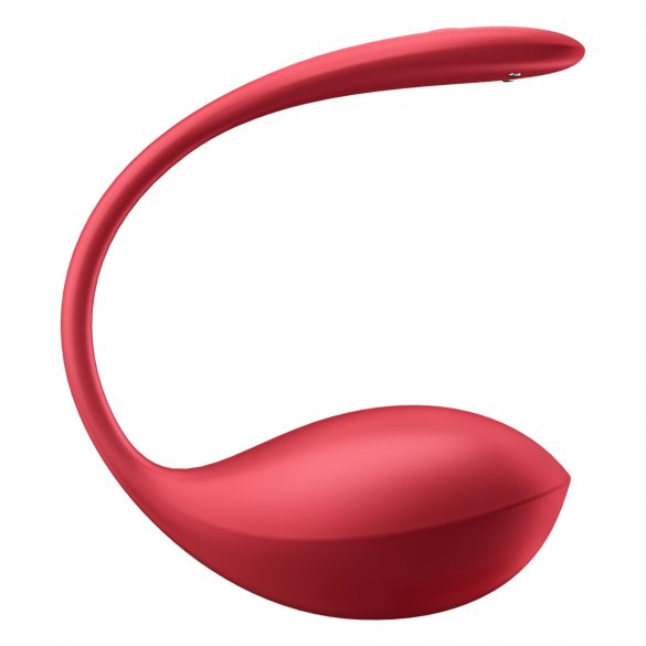 Satisfyer Shiny Petal - ou vibrator cu telecomandă (roșu)