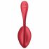 Satisfyer Shiny Petal - ou vibrator cu telecomandă (roșu)