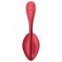 Satisfyer Shiny Petal - ou vibrator cu telecomandă (roșu)