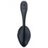 Satisfyer Ribbed Petal - ou vibrator cu telecomandă (negru)