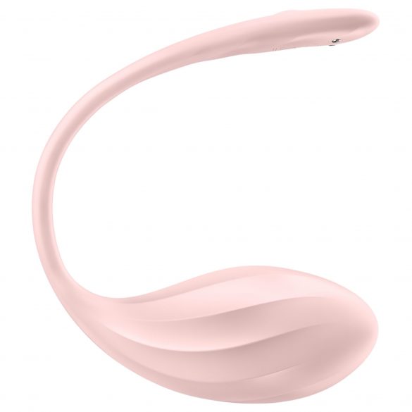 Satisfyer Ribbed Petal - ou vibrator radio (roz) 