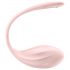 Satisfyer Ribbed Petal - ou vibrant cu telecomandă (roz)