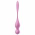 Satisfyer Love Birds 1 - bilă geisha inteligentă și vibrantă (roz)