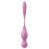 Satisfyer Love Birds 1 - bilă geisha inteligentă și vibrantă (roz)