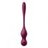 Satisfyer Păsări Iubitoare - bile Kegel inteligente și versatile (burgund)