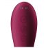 Satisfyer Dual Crush - vibrator vaginal și pentru clitoris, reîncărcabil (roșu)