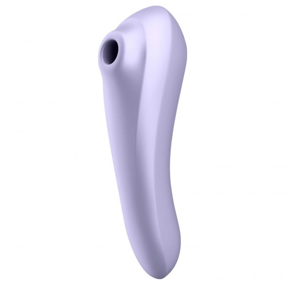 Satisfyer Dual Pleasure - vibrator inteligent cu aer 2in1 (mov) 