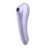 Satisfyer Dual Pleasure - vibrator inteligent cu aer 2in1 (mov) 