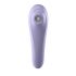 Satisfyer Dual Pleasure - vibrator inteligent cu aer 2in1 (mov) 