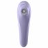 Satisfyer Dual Pleasure - vibrator inteligent cu aer 2in1 (mov) 