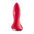 Satisfyer Rotator Plug 1 - vibrator anal cu perle, reîncărcabil (roșu) 