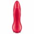 Satisfyer Rotator Plug 1 - vibrator anal cu perle, reîncărcabil (roșu) 