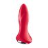 Satisfyer Rotator Plug 1 - vibrator anal cu perle, reîncărcabil (roșu) 