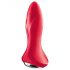 Satisfyer Rotator Plug 1 - vibrator anal cu biluțe, reîncărcabil (roșu)