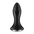 Satisfyer Rotator Plug 1 - vibrator anal cu perle și acumulator (negru) 