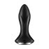 Satisfyer Rotator Plug 1 - vibrator anal cu perle și acumulator (negru) 