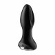 Satisfyer Rotator Plug 2 - vibrator anal cu perle, reîncărcabil (negru) 