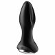 Satisfyer Rotator Plug 2 - vibrator anal cu perle, reîncărcabil (negru) 