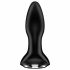 Satisfyer Rotator Plug 2 - vibrator anal cu perle, reîncărcabil (negru) 