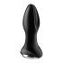 Satisfyer Rotator Plug 2 - vibrator anal cu perle, reîncărcabil (negru) 