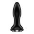 Satisfyer Rotator Plug 2 - vibrator anal cu perle, reîncărcabil (negru) 